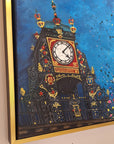 A Moonlit Chester Clock ORIGINAL ART WORK