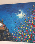 A Moonlit Chester Clock ORIGINAL ART WORK
