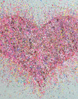 A Blissfully Happy Heart CANVAS PRINT
