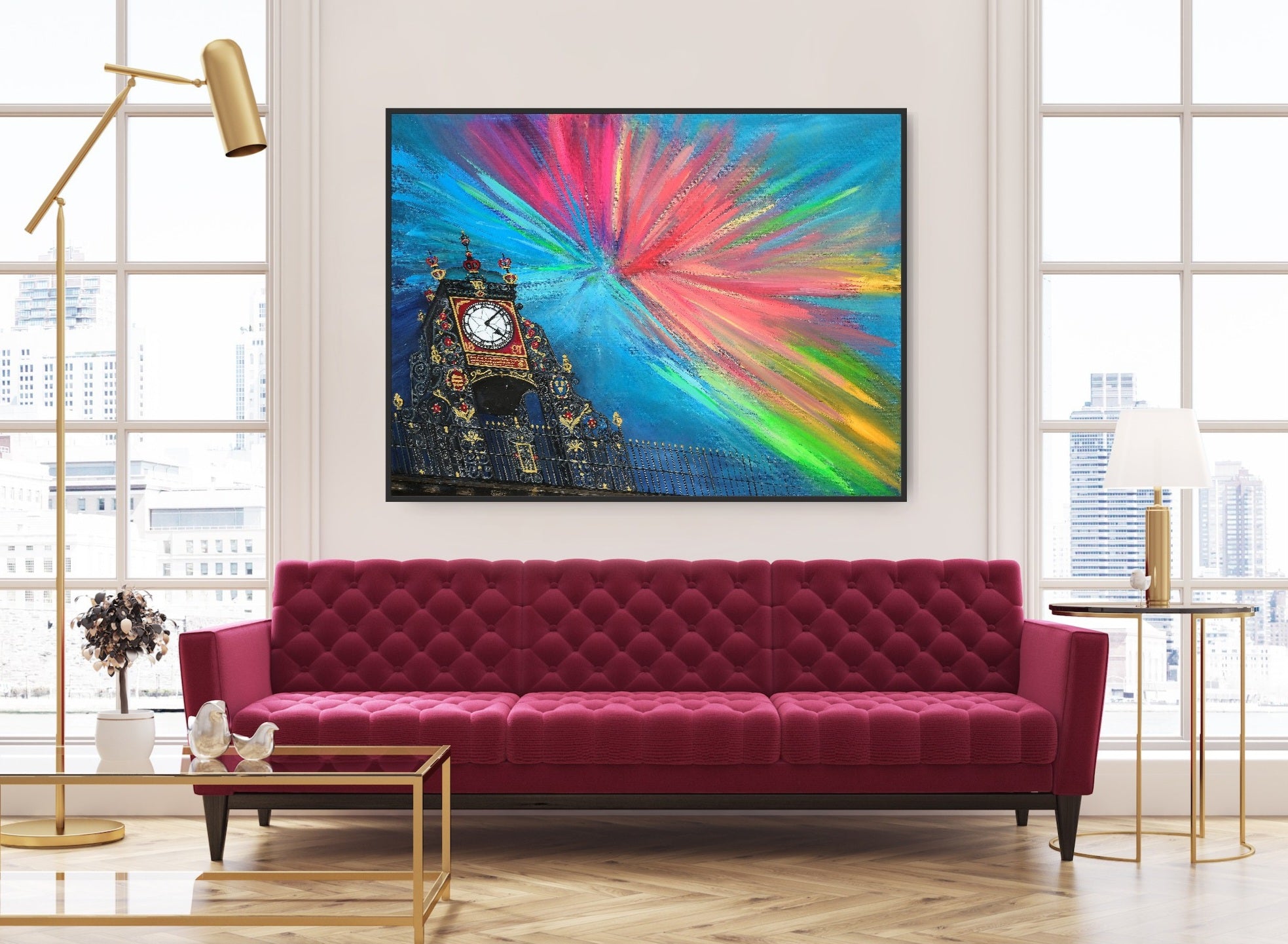 The Celestial Chester Clock CANVAS PRINT