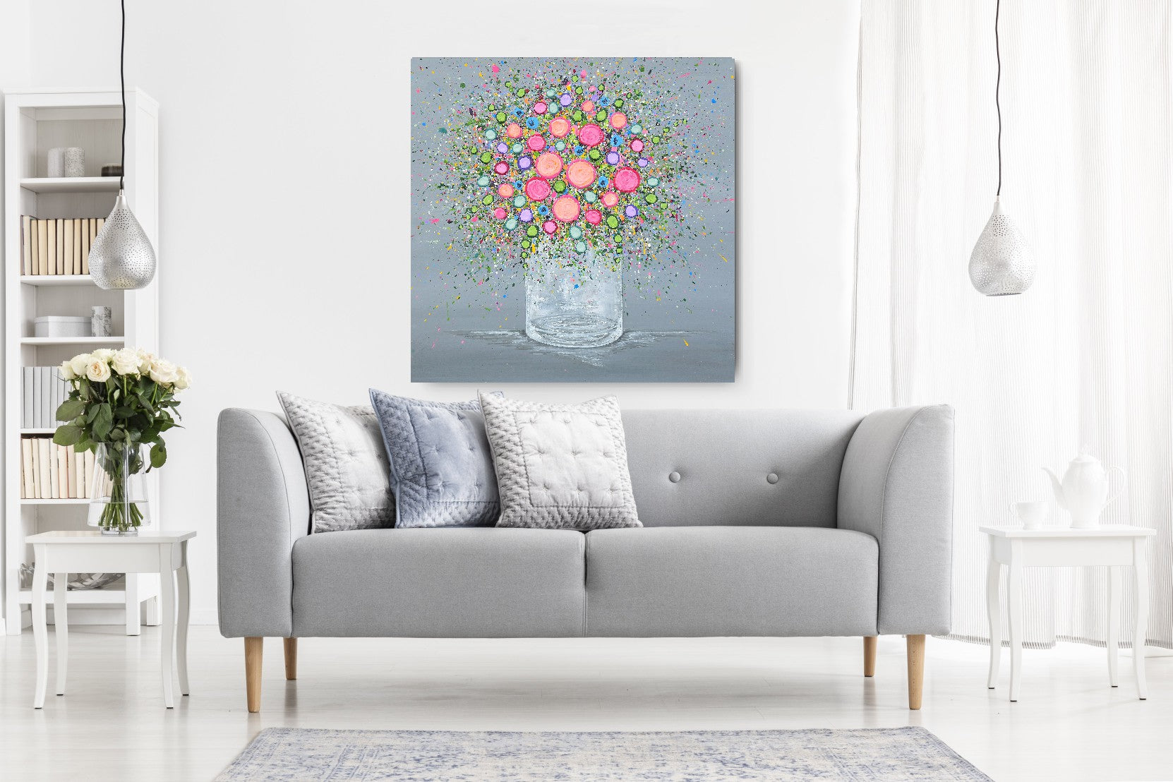Joy In Every Bloom CANVAS PRINT – Jo Gough Art