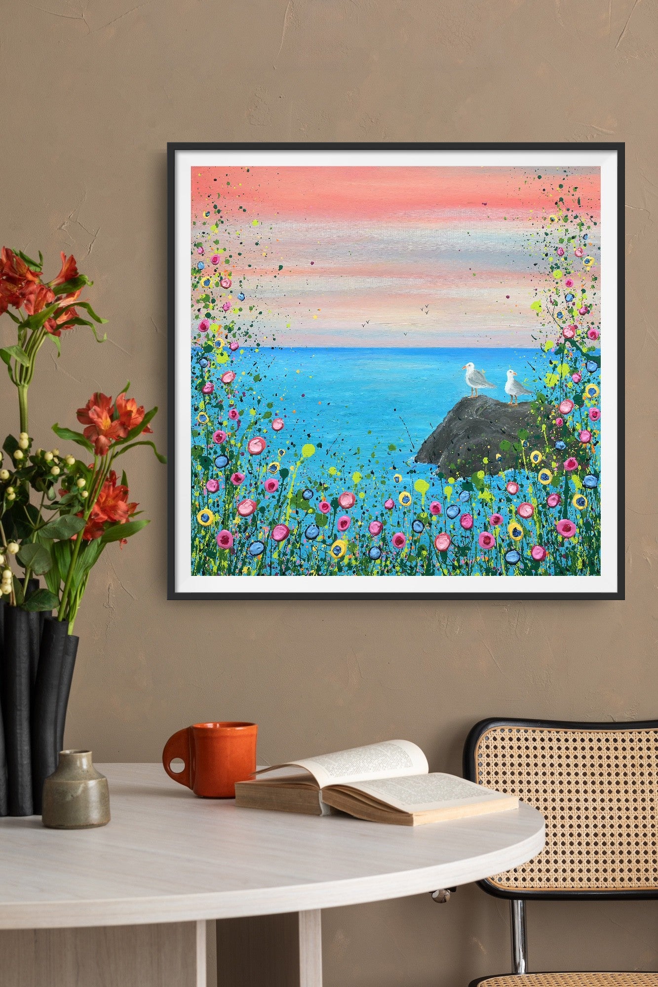 You Me And The Sea PRINT ON FINE ART PAPER