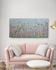 Hope Dances In The Flowers CANVAS PRINT