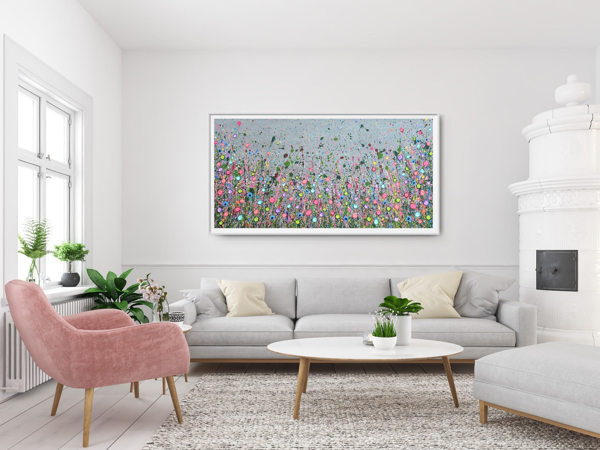 Hope Dances In The Flowers PRINT ON FINE ART PAPER