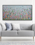 Hope Dances In The Flowers CANVAS PRINT