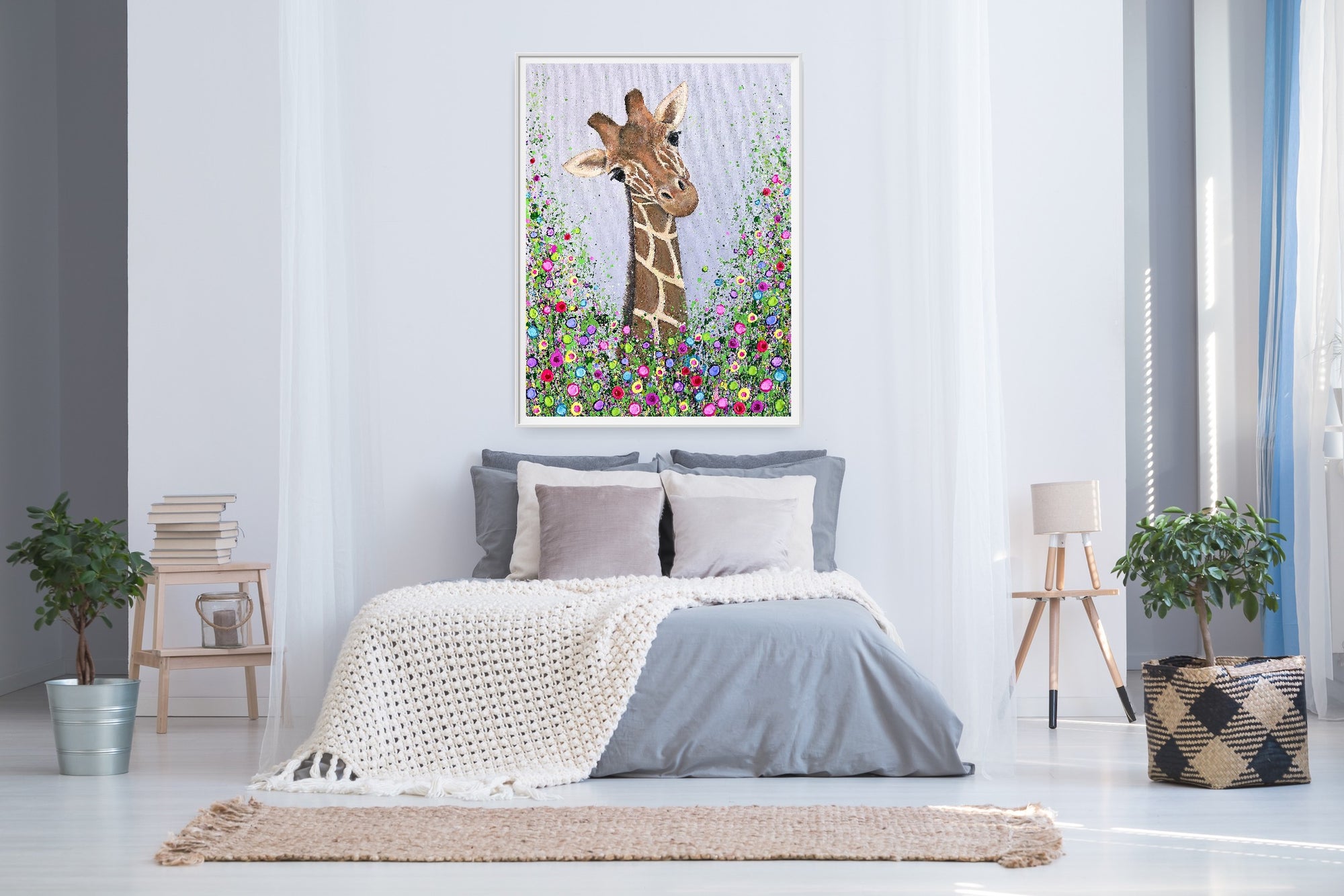 Nelson The Giraffe CANVAS PRINT