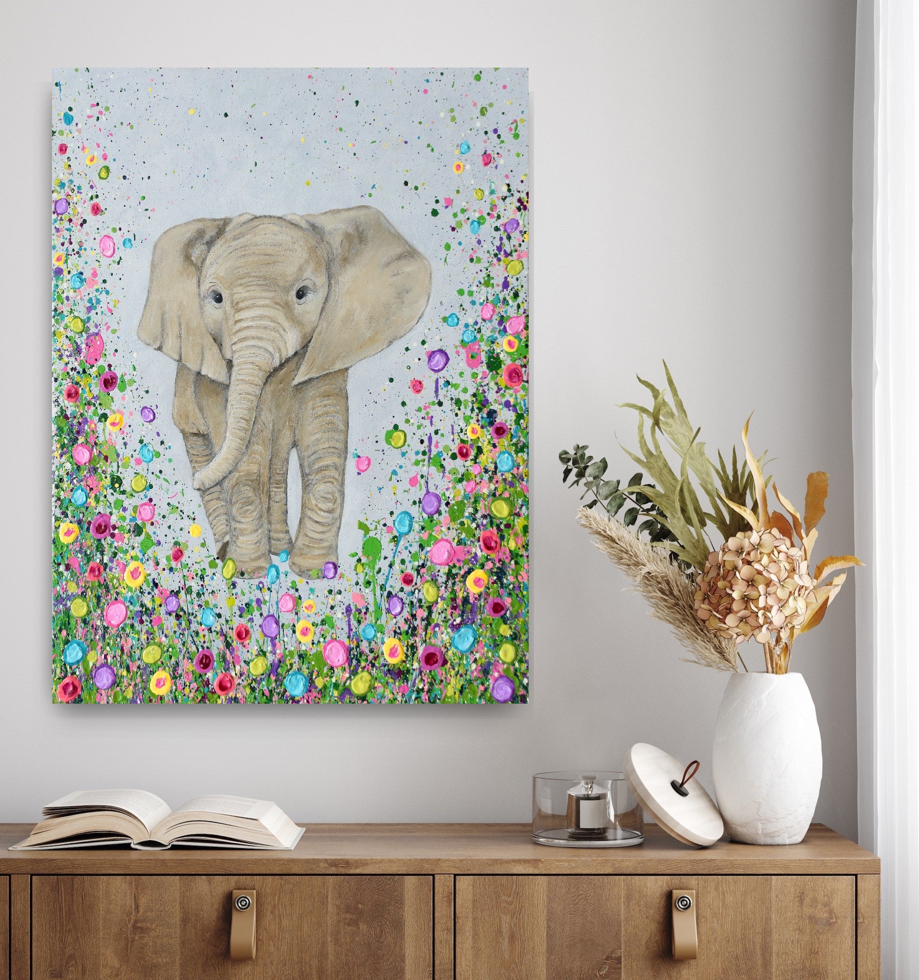 Nellie The Elephant CANVAS PRINT