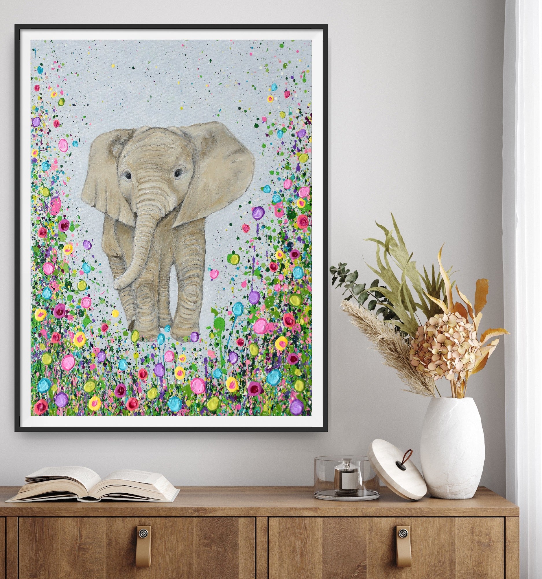 Nellie The Elephant PRINT ON FINE ART PAPER