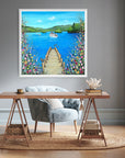 I Lost My Heart At The Lake PRINT ON FINE ART PAPER