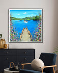 I Lost My Heart At The Lake PRINT ON FINE ART PAPER