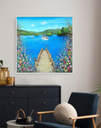 I Lost My Heart AT The Lake CANVAS PRINT