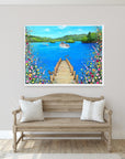 I Lost My Heart At The Lake RECTANGULAR PRINT ON FINE ART PAPER