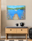 I Lost My Heart At The Lake RECTANGULAR CANVAS PRINT