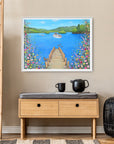 I Lost My Heart At The Lake RECTANGULAR PRINT ON FINE ART PAPER