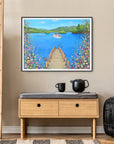 I Lost My Heart At The Lake RECTANGULAR PRINT ON FINE ART PAPER
