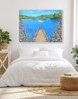I Lost My Heart At The Lake RECTANGULAR CANVAS PRINT