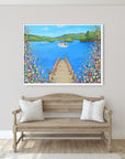 I Lost My Heart At The Lake RECTANGULAR PRINT ON FINE ART PAPER