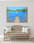 I Lost My Heart At The Lake RECTANGULAR CANVAS PRINT