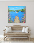 I Lost My Heart AT The Lake CANVAS PRINT