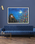 A Moonlit Chester Clock PRINT ON FINE ART PAPER
