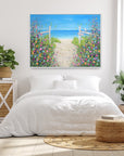 Sandy Toes & Salty Kisses CANVAS PRINT
