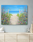 Sandy Toes & Salty Kisses CANVAS PRINT