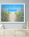 Sandy Toes & Salty Kisses PRINT ON FINE ART PAPER