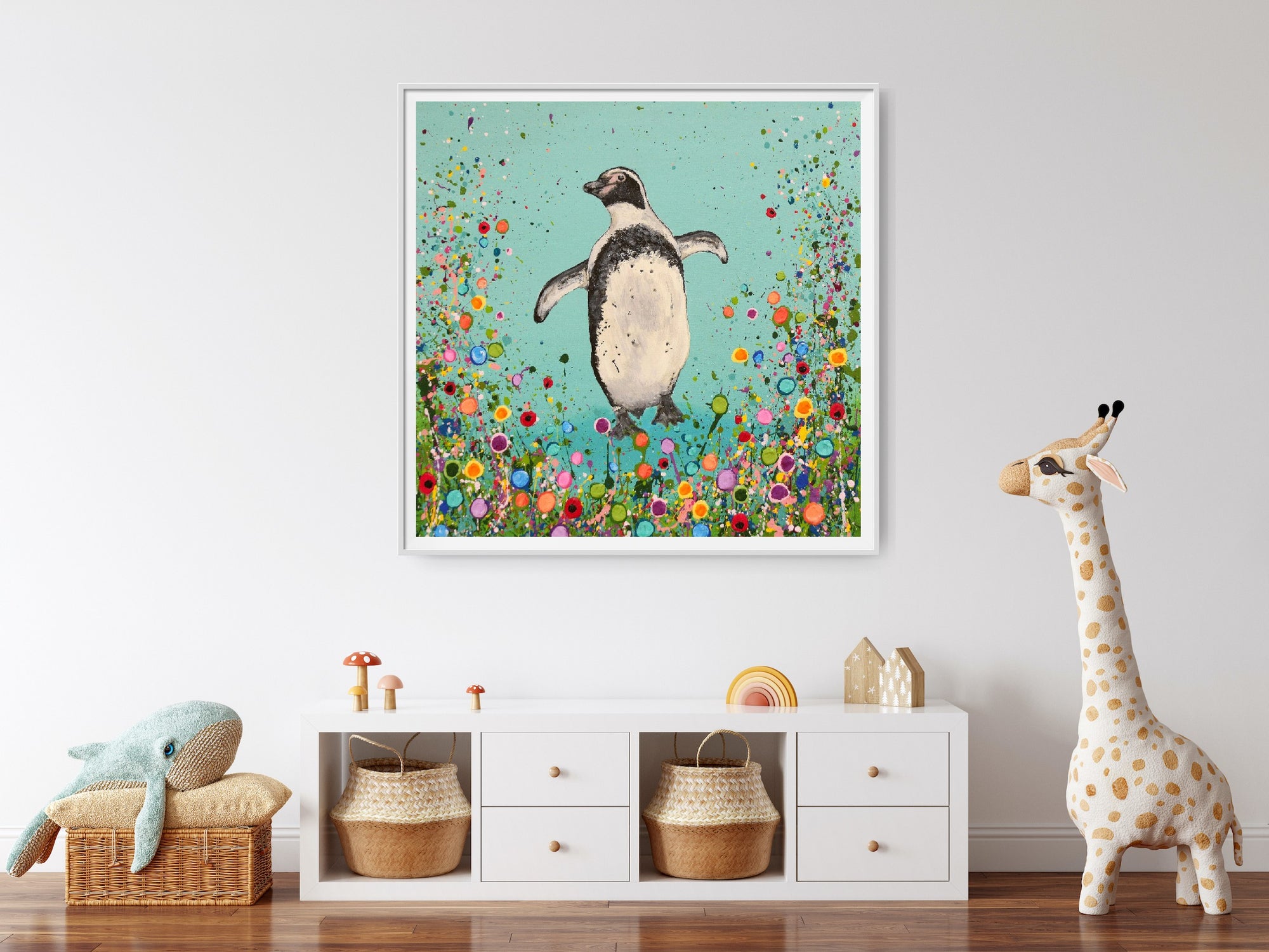Percy The Penguin PRINT ON FINE ART PAPER