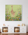 Gina & Gio The Giraffes CANVAS PRINT