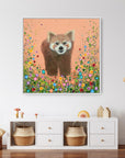 Ruby The Red Panda CANVAS PRINT