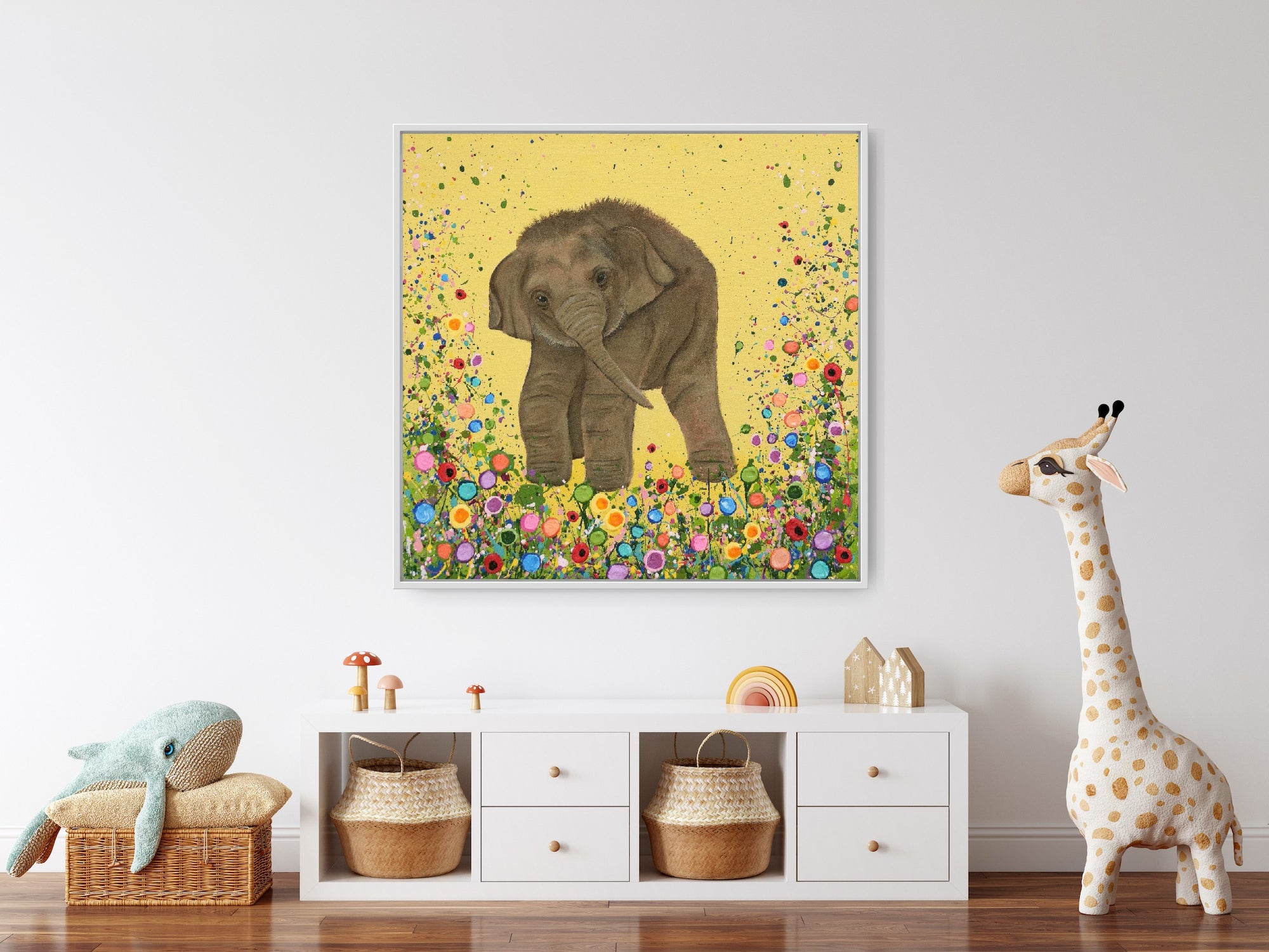 Elmer The Elephant CANVAS PRINT