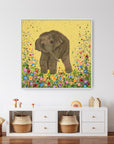 Elmer The Elephant CANVAS PRINT