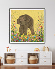 Elmer The Elephant PRINT ON FINE ART PAPER