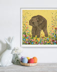 Elmer The Elephant PRINT ON FINE ART PAPER