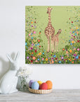 Gina & Gio The Giraffes CANVAS PRINT