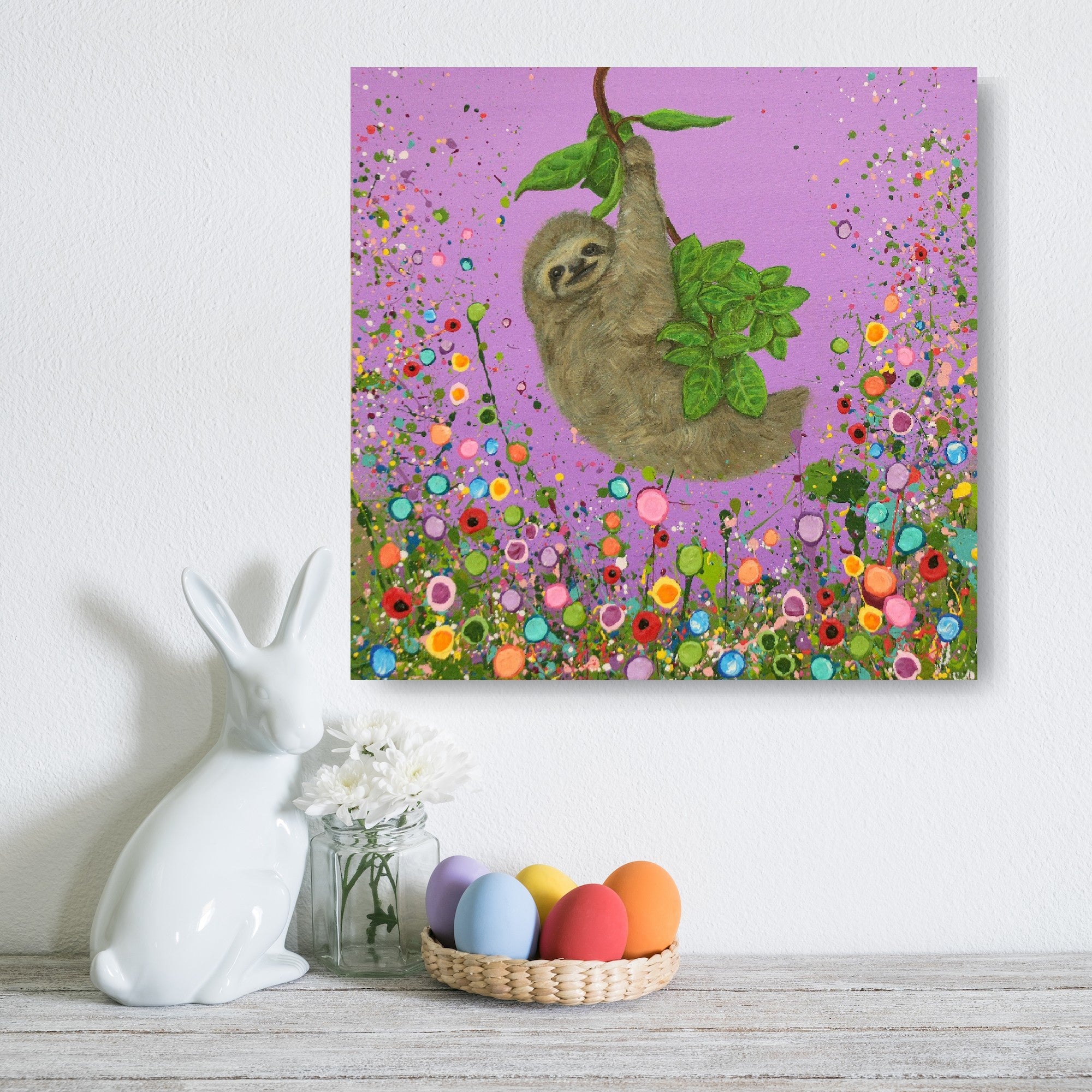 Suzie The Sloth CANVAS PRINT