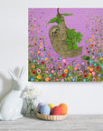 Suzie The Sloth CANVAS PRINT
