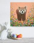 Ruby The Red Panda CANVAS PRINT