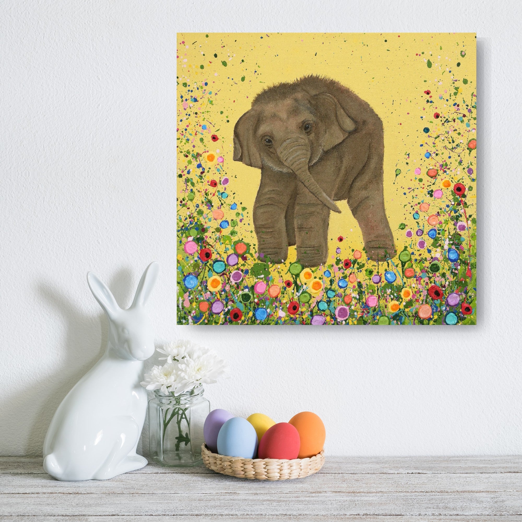 Elmer The Elephant CANVAS PRINT