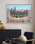 Chester Cross In Bloom PRINT ON FINE ART PAPER