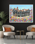 Chester Cross In Bloom PRINT ON FINE ART PAPER