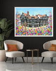 Chester Cross In Bloom PRINT ON FINE ART PAPER