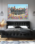 Chester Cross In Bloom PRINT ON FINE ART PAPER