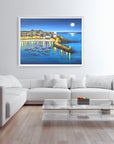 A Moonlit St Ives PRINT ON FINE ART PAPER