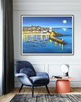 A Moonlit St Ives PRINT ON FINE ART PAPER