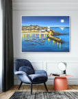 A Moonlit St Ives CANVAS PRINT