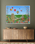 Bristol Balloon Fiesta PRINT ON FINE ART PAPER