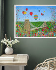Bristol Balloon Fiesta PRINT ON FINE ART PAPER