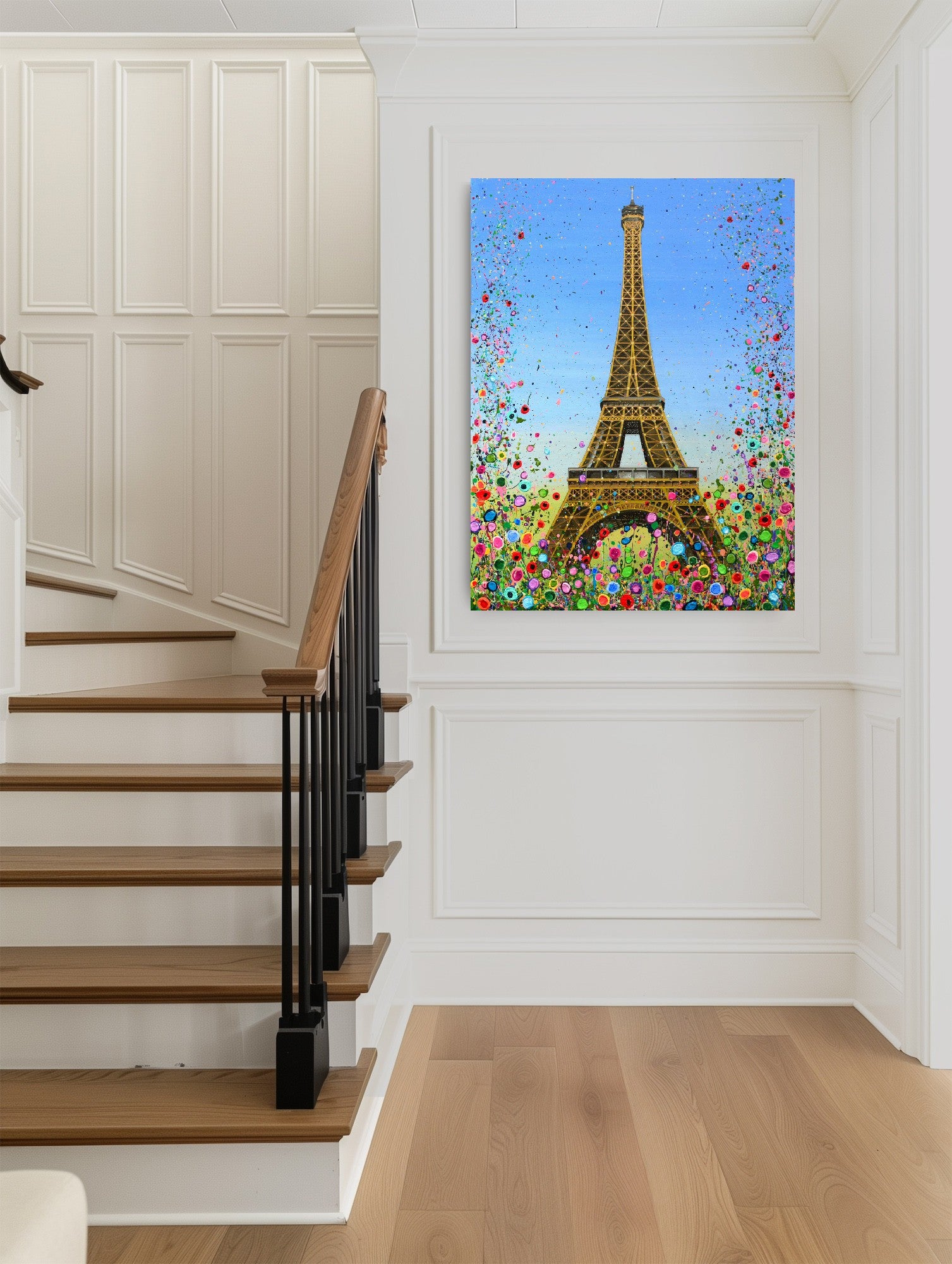 Paris In Bloom CANVAS PRINT – Jo Gough Art