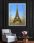Paris In Bloom PRINT ON FINE ART PAPER